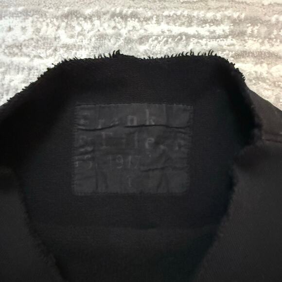 NEW Frank & Eileen Isabelle Funnel Neck Dress Black Triple Fleece Sz L Midi - Picture 7 of 9